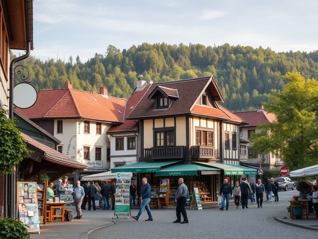 Remont drogi w Ludwikowicach Kłodzkich obok budynku mieszkalnego, potencjalnie z informacją o licytacji mieszkania